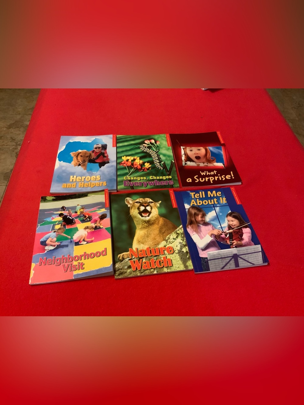 Houghton Mifflin Set of 6 decodable Readers
